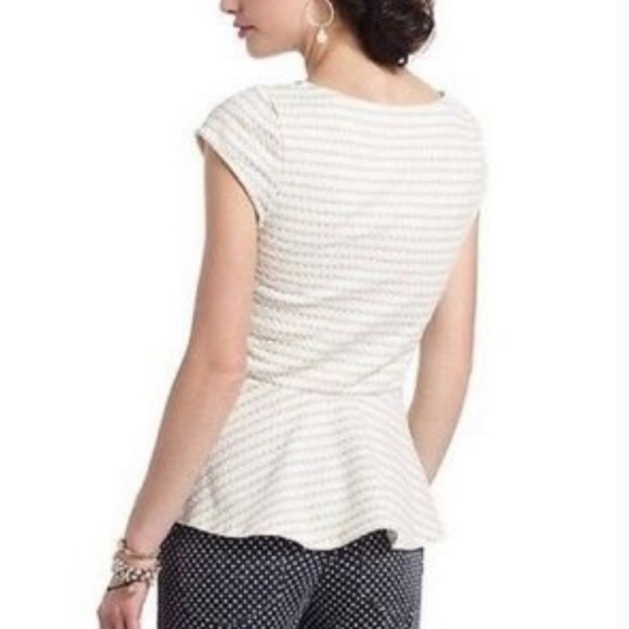 NWOT Anthro Postmark Sweetheart Peplum Dot Blouse - Picture 10 of 10